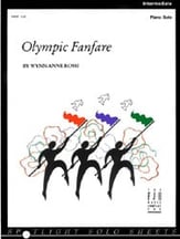 Olympic Fanfare piano sheet music cover